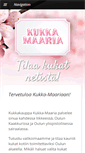 Mobile Screenshot of kukkamaaria.fi